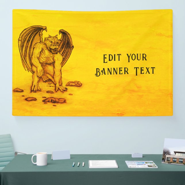 Golem Gargoyle Banner (Messe)
