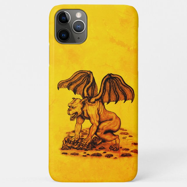Golem Gargoyle Case-Mate iPhone Hülle (Rückseite)