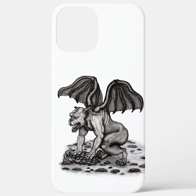 Golem Gargoyle Case-Mate iPhone Hülle (Rückseite)