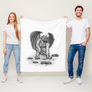 Golem Gargoyle Fleecedecke