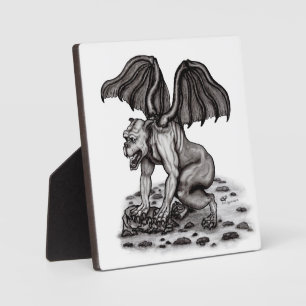 Golem Gargoyle Fotoplatte