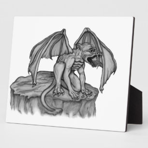 Golem Gargoyle Fotoplatte