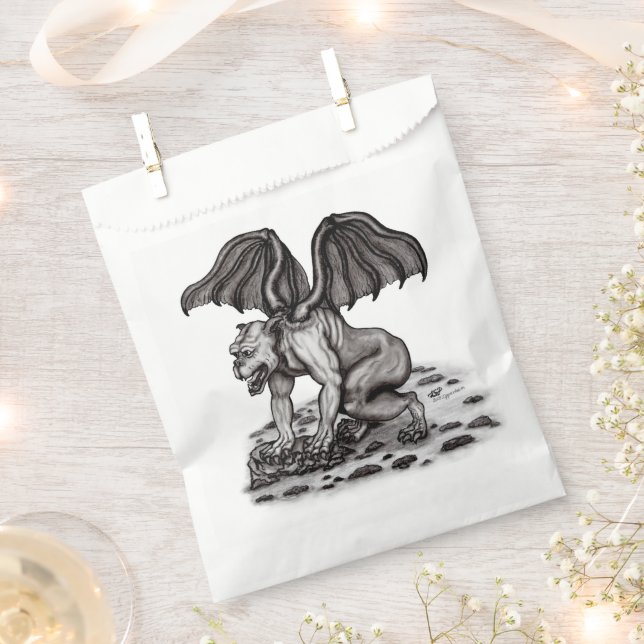 Golem Gargoyle Geschenktütchen (Ausgeschnitten)
