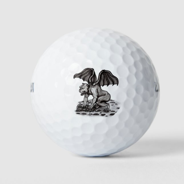 Golem Gargoyle Golfball (Vorderseite)