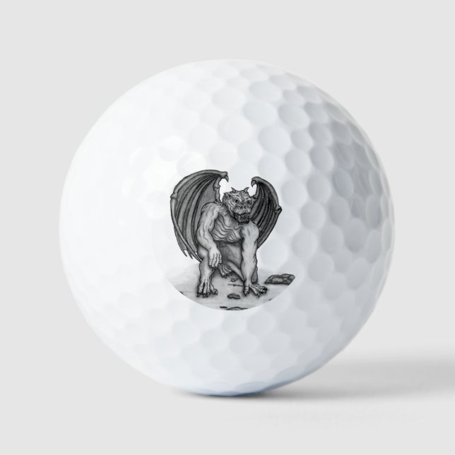 Golem Gargoyle Golfball (Vorderseite)