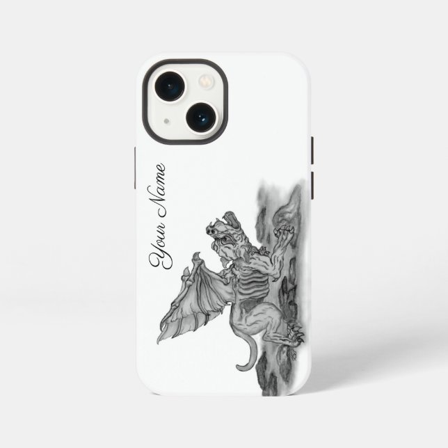 Golem Gargoyle iPhone Hülle (Rückseite)
