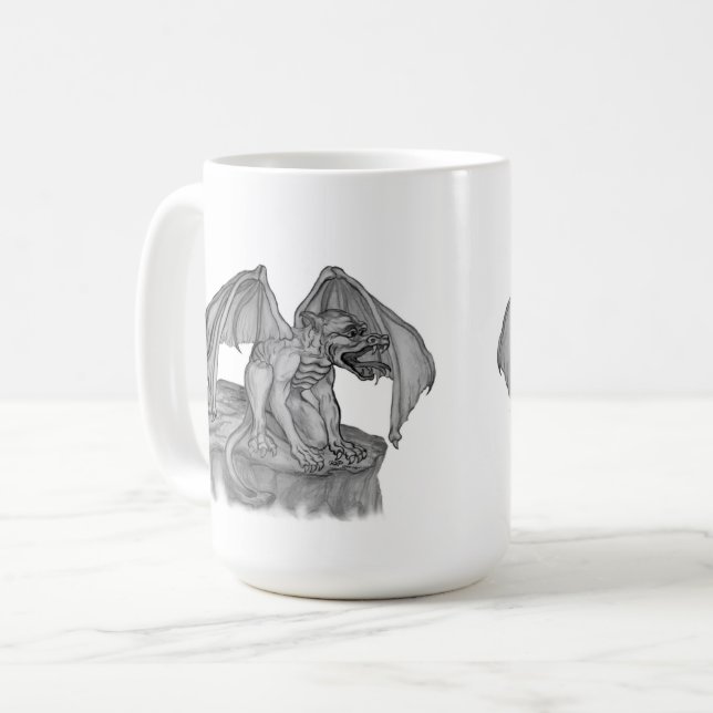 Golem Gargoyle Kaffeetasse (Vorderseite Links)