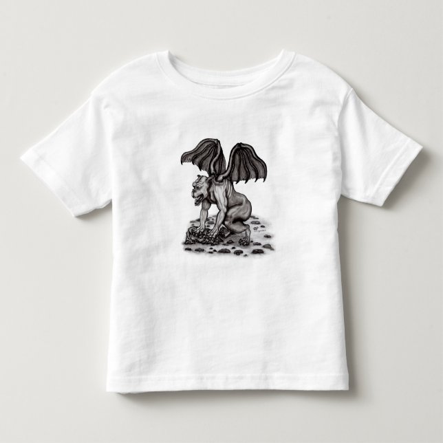 Golem Gargoyle Kleinkind T-shirt (Vorderseite)