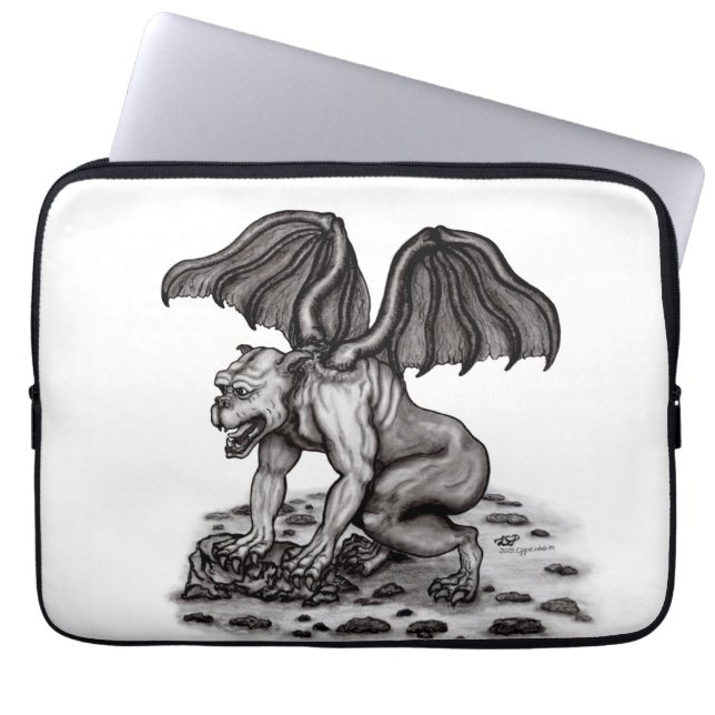 Golem Gargoyle Laptopschutzhülle (Vorderseite)