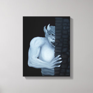 Golem - Gargoyle Leinwanddruck