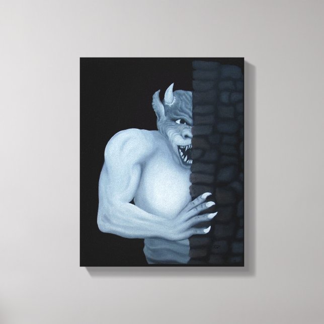 Golem - Gargoyle Leinwanddruck (Vorderseite)