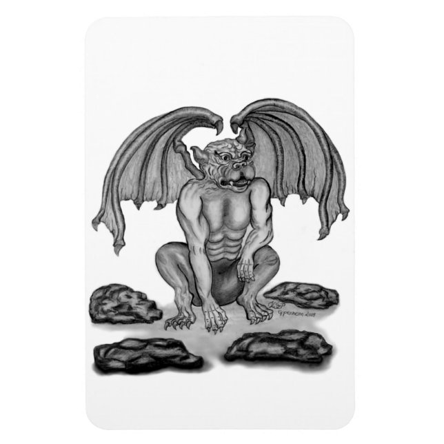 GOLEM Gargoyle Magnet (Vertikal)