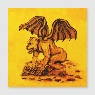 Golem Gargoyle Magnetkarte