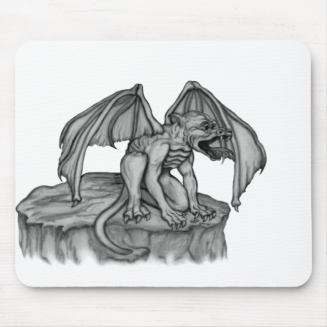 Golem Gargoyle Mousepad (Vorne)