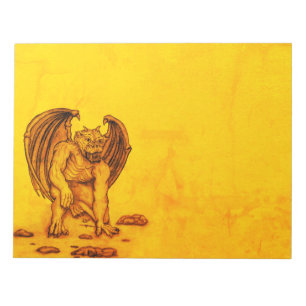 Golem Gargoyle Notizblock