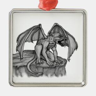 Golem Gargoyle Ornament Aus Metall