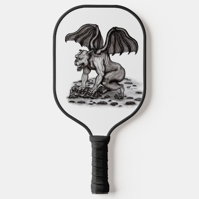 Golem Gargoyle Pickleball Schläger (Vorderseite)