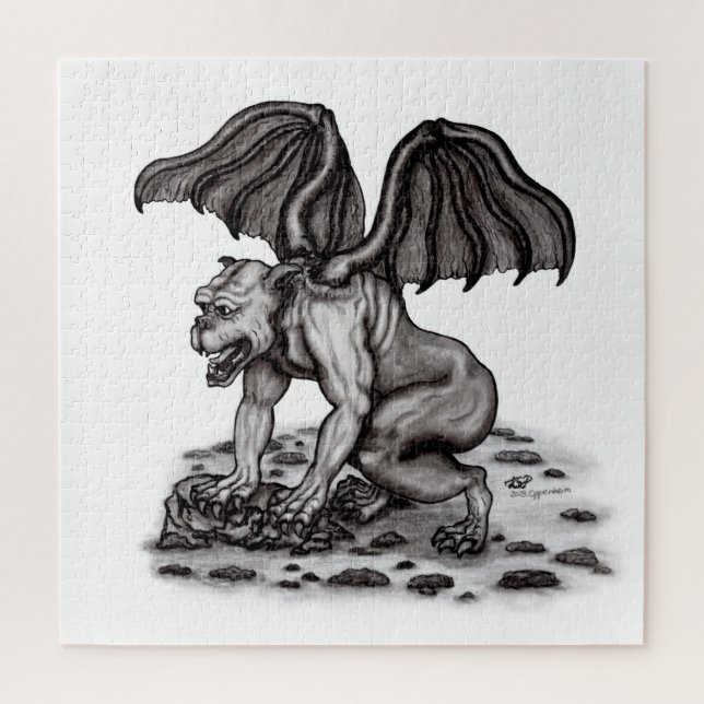 Golem Gargoyle Puzzle (Vertikal)