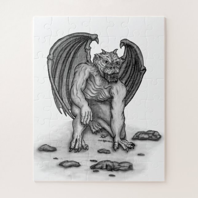 Golem Gargoyle Puzzle (Vertikal)