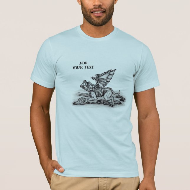 Golem Gargoyle T-Shirt (Vorderseite)