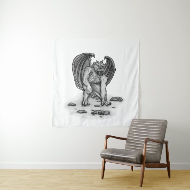 Golem Gargoyle Wandteppich (Beispiel)