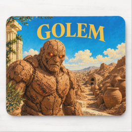 Golem, Gothic Fantasy-Monster Mousepad