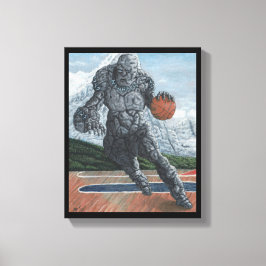 Golem Pantasee Basketball Fantasy Leinwand Print