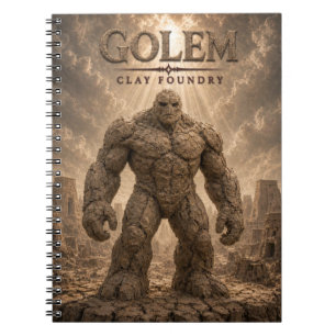 Golem-Ton-Gießerei Dark Cinema Notizblock