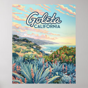 Goleta Kalifornien Santa Barbara Isla Vista Vintag Poster