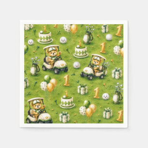 Golf 1. Geburtstag Serviette