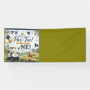 Golf 1. Geburtstagsbanner mit Golfwagen  Banner