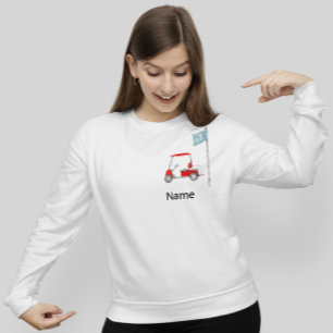 Golf 1. Geburtstagsgolfplatz Party Sweatshirt