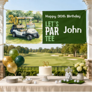 Golf 30. Geburtstag für Golferparty Banner