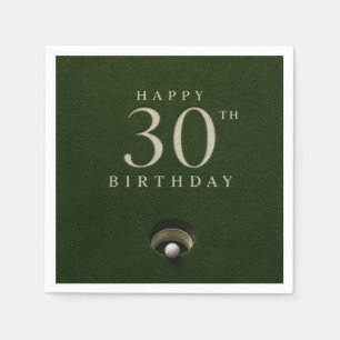 Golf 30. Geburtstag Par tee Serviette