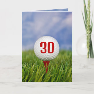 Golf 30. Geburtstag Party Einladung