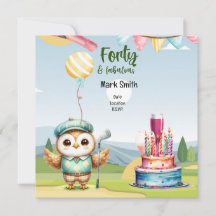 Golf 40. Geburtstag Party Golfer Geburtstag