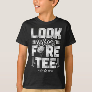 Golf 40. Geburtstag Pun Vintage Schau mal, wer For T-Shirt