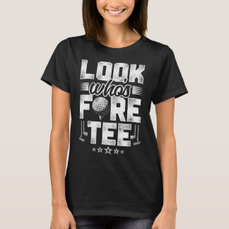 Golf 40. Geburtstag Pun Vintage Schau mal, wer For T-Shirt