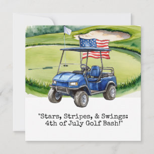 Golf 4. Juli Unabhängigkeitstag Einladung