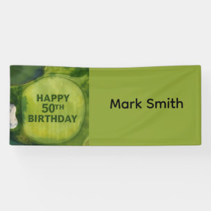 Golf 50. Geburtstag auf dem Golfplatz Banner