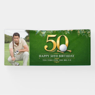 Golf 50. Geburtstag erstellen Sie Ihr eigenes Banner