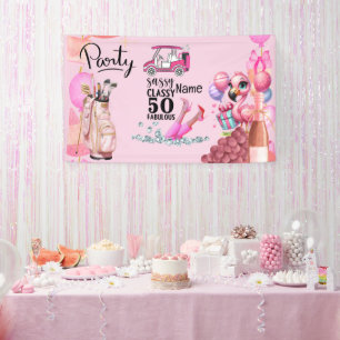 Golf 50. Geburtstag für Golfer Banner