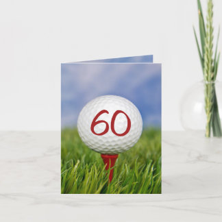 Golf 60. Geburtstagsparty Einladung