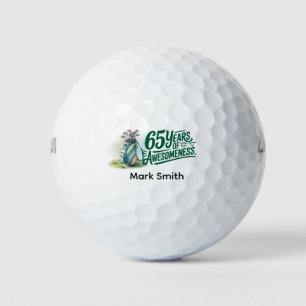 Golf 65. Geburtstag für Golfer Golfball