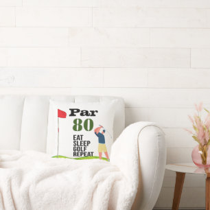 Golf 80. Geburtstag essen Schlaf Golf wiederholen Kissen