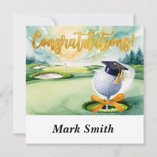 "Golf Abschluss Card - Herzlichen Glückwunsch Grad Karte
