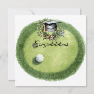 Golf-Abschluss Gratulation zum Par für Golfer  Karte