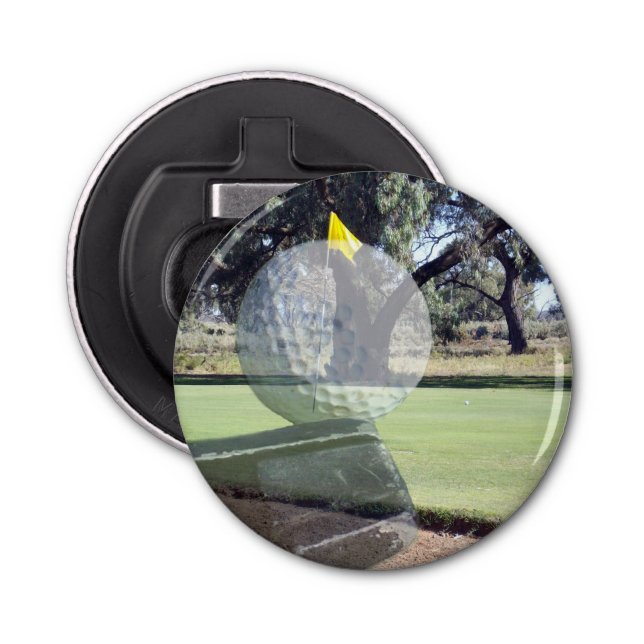 Golf Addiction, Magnetflaschenöffner. Flaschenöffner (Vorderseite)