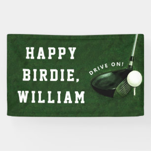 Golf Alles Gute zum Geburtstag Banner
