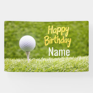 Golf Alles Gute zum Geburtstag für den Golfer auf  Banner